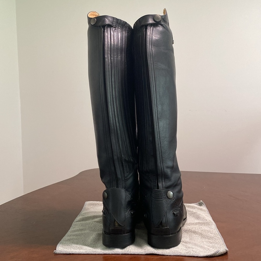 Horze Equestrian English Riding Boots Genuine Leather Sz42R - EU (10R-USA) - Picture 6 of 17